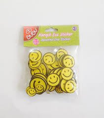 Bubu Karışık Eva Sticker  Yapışkanlı  Nazar Boncuğu Bubu-St0016