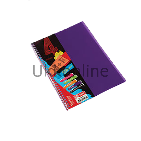 MİKRO AYRAÇLI DEFTER PP KAPAK A-4 EKO 3+1 120 YP