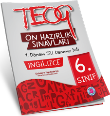 6. Sınıf TEOG Ön Hazırlık İngilizce 5'li Deneme Seti 1