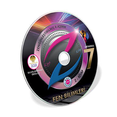 KOZA Z-Kitap Fen Bilimleri 7 DVD