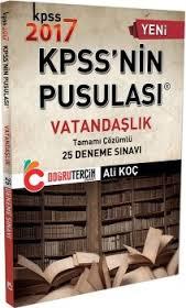 2017 KPSS Vatandaşlık Tamamı Çözümlü 25 Deneme Doğru Tercih Yayınları