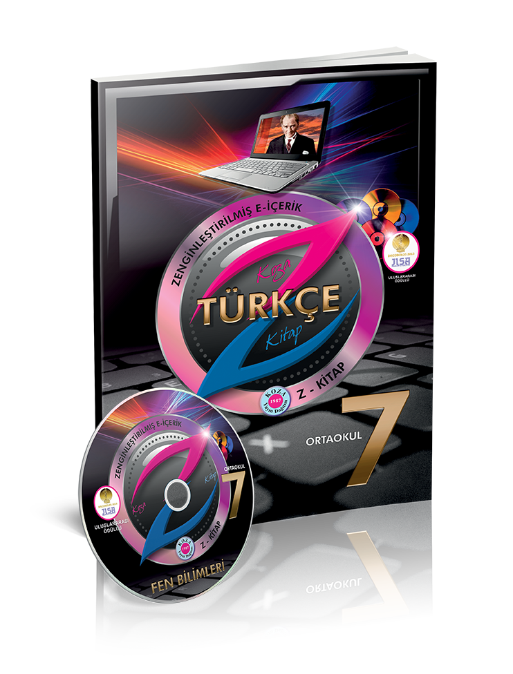 KOZA Z-Kitap Türkçe 7.SINIF DVD'li