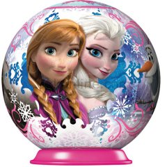 RPL119134 54pcs PUZBALL WD FROZEN Puzzle /3 boyutlu plastik /Ravensburger