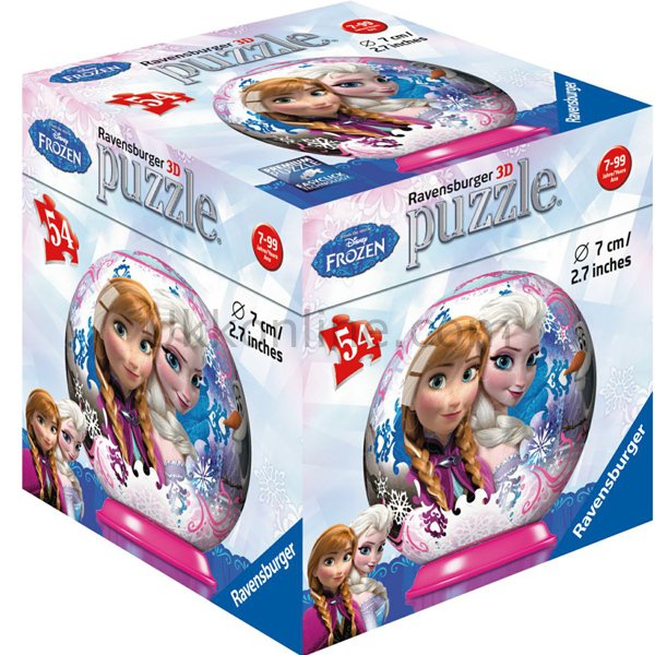 RPL119134 54pcs PUZBALL WD FROZEN Puzzle /3 boyutlu plastik /Ravensburger