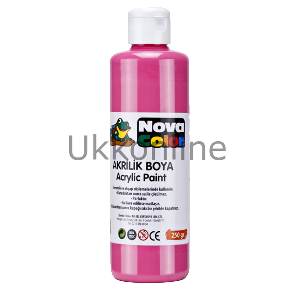 NOVA COLOR AKRILIK BOYA 250 GR PEMBE