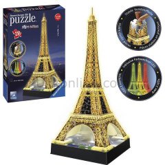 RPB125791 3D EYFEL (Parlayan) 3D Puzzle /Ravensburger