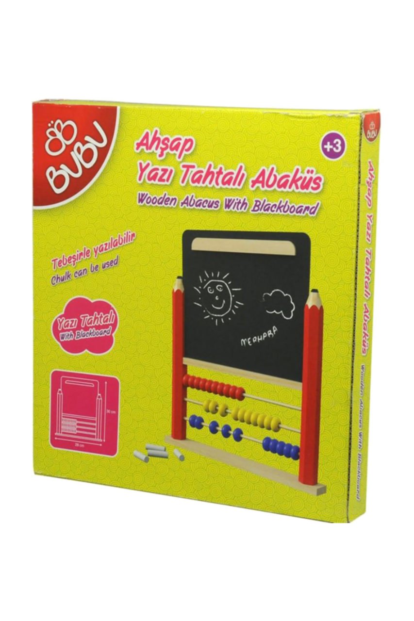 Bu-bu Ahşap Yazı Tahtalı Abaküs