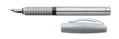 Faber - Castell Basic Metal Dolmakalem Parlak Gümüş (M)