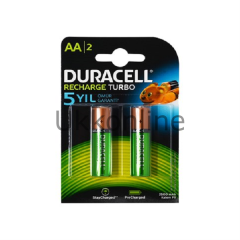 DURACELL ŞARZLI PİL KALEM BOY 2 Lİ 2500 mAH