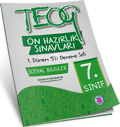 7. Sınıf TEOG Ön Hazırlık Sosyal Bilgiler 5'li Deneme Seti 1