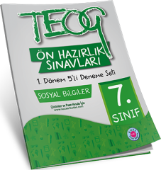 7. Sınıf TEOG Ön Hazırlık Sosyal Bilgiler 5'li Deneme Seti 1