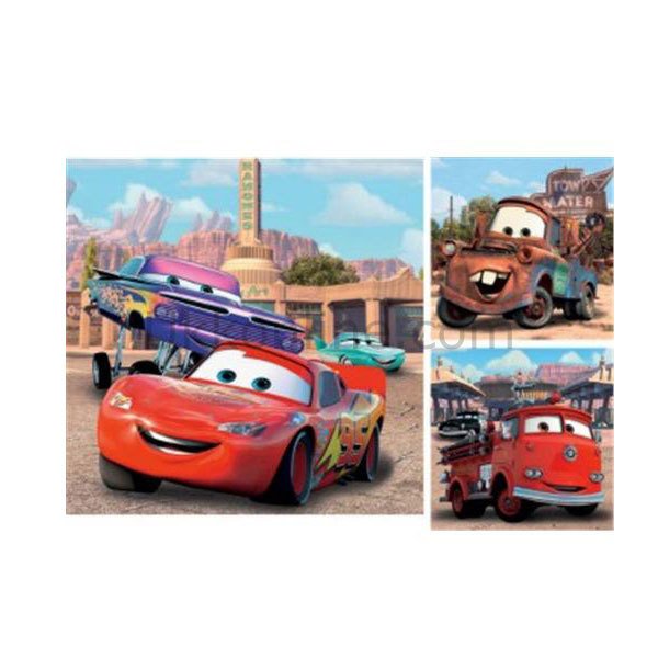 RPK092819 CARS2 YARIŞ KEYFİ 3x49p Puzzle /Ravensburger