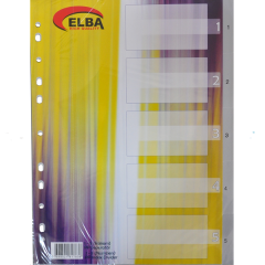 BAFİX SEPERATOR PLASTİK 1-5 RAKAMLI