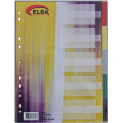BAFİX SEPERATOR PLASTİK 5 RENKLİ