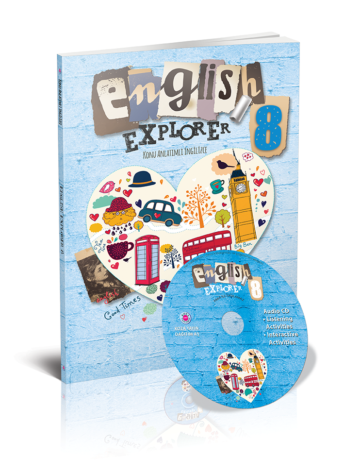 English Explorer Konu Anlatımlı İngilizce 8 +Audio CD