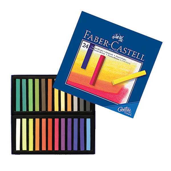 FABER CREATİVE STUDİO TOZ PASTEL BOYA SOFT 24 RENK