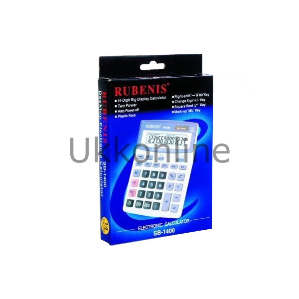 RUBENİS HESAP MAKİNASI-14 HANE SB 1400
