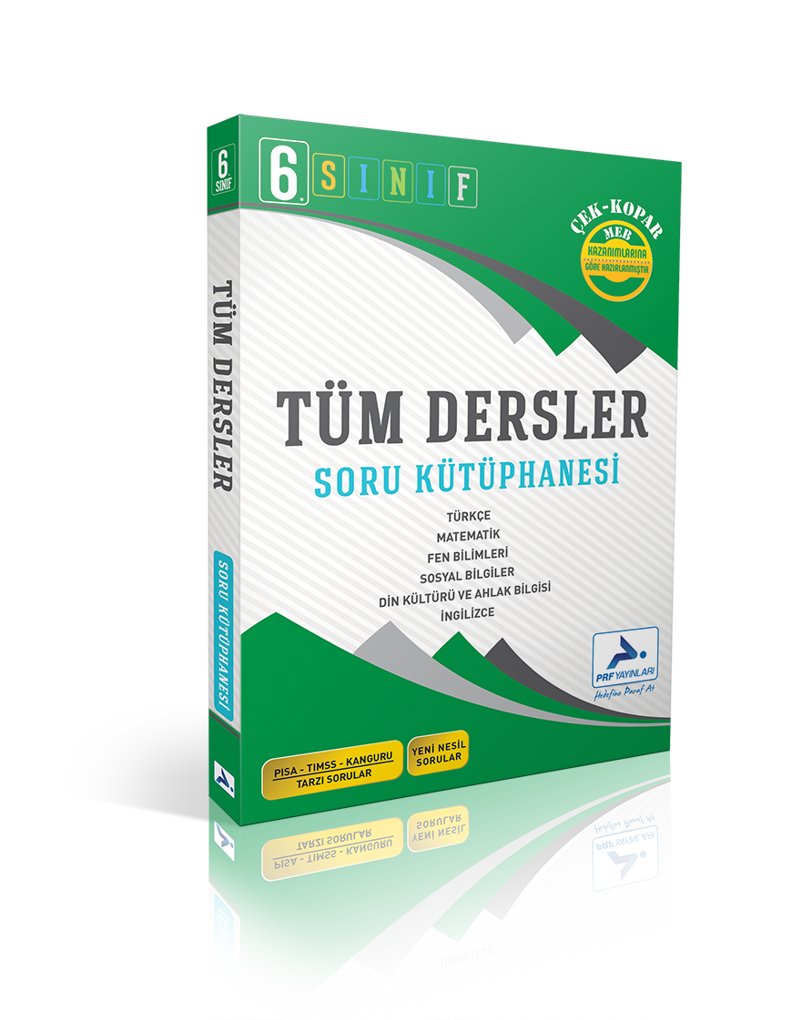 6. Sınıf  Paraf Yayınları Tüm Dersler Soru Kütüphanesi