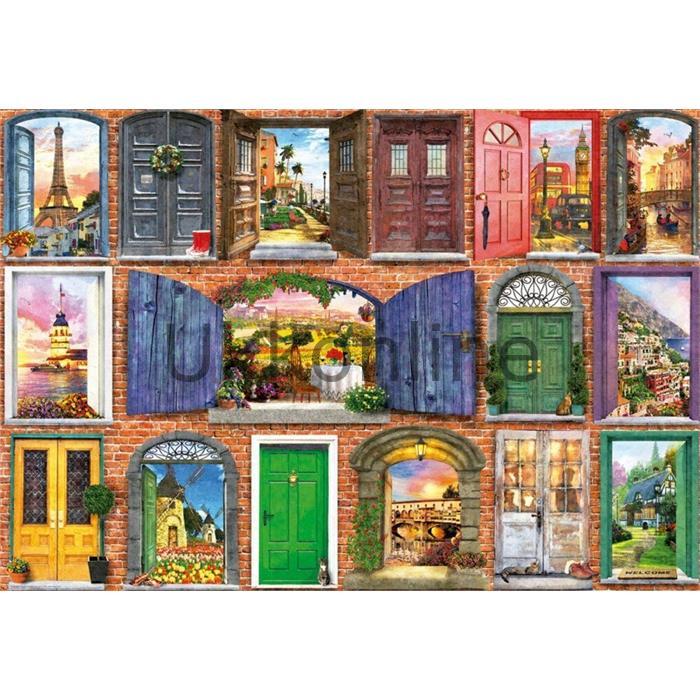 Educa 1500 Parça Puzzle 17118 Doores Of Europe