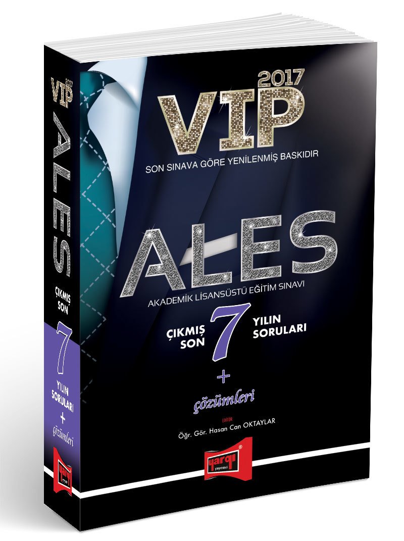 2017 ALES VIP Çıkmış Son 7 Yılın Soruları Çözümleri Yargı Yayınları