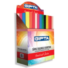 GIPTA OLUKLU KARTON RENKLİ SİMLİ 50-70 60LI