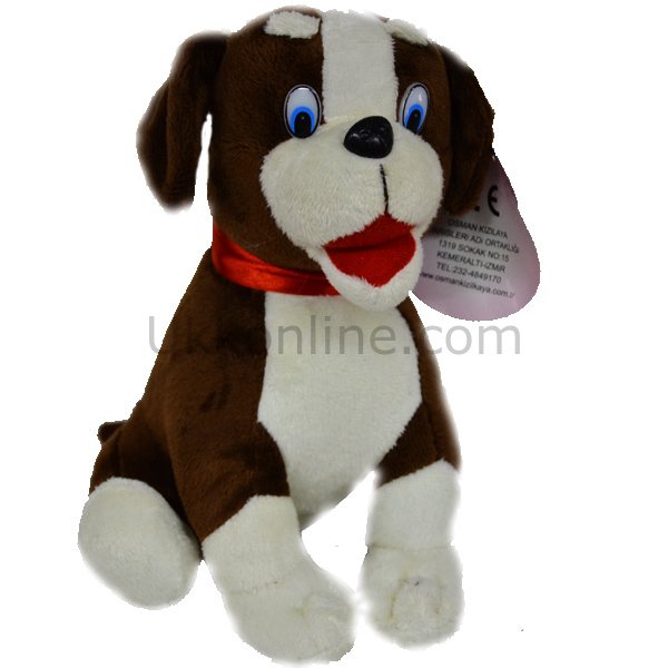 3368D PELUŞ 20CM OTURAN KÇK.KÖPEK 3AS