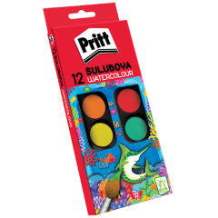 PRİTT SULUBOYA 12 RENK KÜÇÜK TABLET