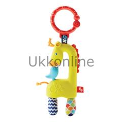 Mattel DYF92 Fisher Price Müzikli Oyuncak Renkli Zürafa Çıngırak