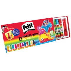 PRİTT PASTEL BOYA 12 RENK KARTON KUTU