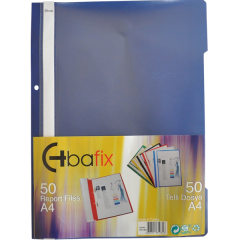 BAFİX TELLİ DOSYA PLS A-4 LACİVERT