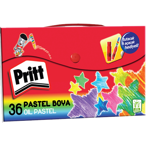 PRİTT PASTEL BOYA 36 RENK ÇANTA
