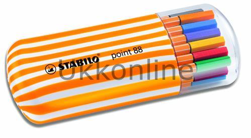 STABILO point 88 Zebrui 20 Renk