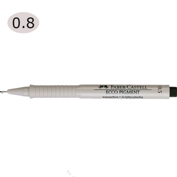 FABER ÇİZİM KALEMİ ECCO PİGMENT 0,8mm