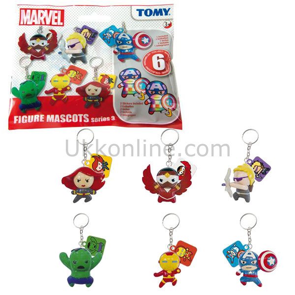 TMN8885 MARVEL AVENGERS FİGÜR ANAHTARLIK /TomyPocketMoney +3 yaş